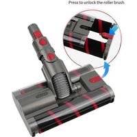 Tête de nettoyage à rouleau souple double pour aspirateur Dyson Omni-Glide SV19/21