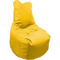 Poltrone sacco Layla jaune 650x650x950