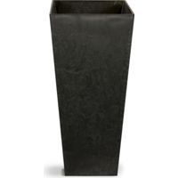 Ella Vase - Artstone - L35 x W35 x H70 cm - Black