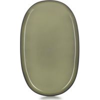 Revol CARACTERE fuente de servicio plana verde cardamomo 35,5 cm