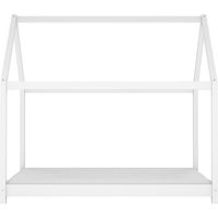 Cama infantil COT 160x80 cm blanco mate pino