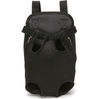 Pet Carrier Backpack, Adjustable Pet Front Cat Dog Carrier Backpack Travel Bag, Legs Out, Easy-Fit for Traveling Hiking Camping for Small Medium Dogs Cats Puppies
