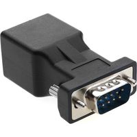 Adaptateur DB9 vers RJ45 - Conversion Série RS232 - Interface TCP/IP Bidirectionnelle - Port Console Routeur - 20 M - Cuivre Sans Oxygène - 1 Pièce