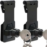 Hasp 2 Pack 3 Inch Lock Hasp Boxes With Key Hasp With Lock And Hasp Metal Locking Key
