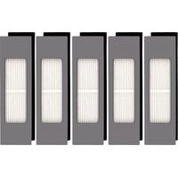 (5 piezas) Filtro HEPA para Ecovacs DEEBOT OZMO 920 950 T8 AIVI Max T9 T5 N5 N7 N8+ N8 Pro Plus DX55 DX93 DJ65 Robot Aspirador, Kit de Filtros para Robot Aspirador, Piezas de Repuesto 5 Filtros