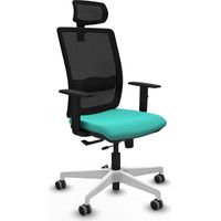 Chaise de bureau piqueras y crespo Haches turquoise cuir synthétique