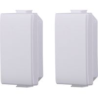 Falso polo compatibile Bticino Matix colore bianco confezione 2pcs