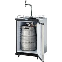 Tireuse à bière, Réfrigérateur à fût de bière jusqu'à 50L - Bar à bière professionnel avec refroidissement statique et contrôle digital BK160