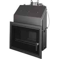 -CAHERSA- Caldera de calefacción de Leña Insertable HYDROBRONPI 80EV