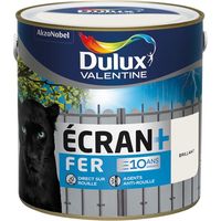 Glas-Metall-Lack Hochglanz 2l Reinweiß - Dulux Valentine