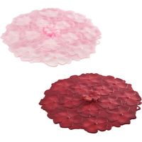 Charles Viancin - Set de 2 sacchetti de maniche in silicone per bevande de geranio de 4 pollici - Guarnizione ermetica