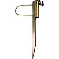 Base for beach umbrellas, robust metal stand, ground insert, flagpole, sand/grass holder, anchor post for patio umbrellas, flagpole, fishing rod