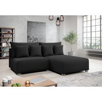 AX LIVING Ecksofa mit Schlaffunktion Ederra 208 cm breit – dunkelgrau R