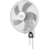 Ventilador de Pared 3 Velocidades Orbegozo Ventilador Oscilante Silencioso 45W 40cm Cabezal Inclinable Ajustable