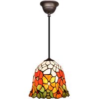 Lampe à suspension Tiffany Bell Series avec câble D-20cm