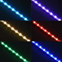Réservoir de refroidissement liquide cylindrique pour ordinateur de 22 cm avec éclairage et lampe LED intégrée pour la protection contre les virus.