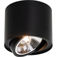 Modern Ceiling Spotlight Black Rotatable and Tiltable AR111 - Rondoo Up