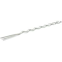 Werka Pro – Lot de 5 tuteurs spirales 1,8m en acier galvanisé – Diamètre 6mm – Percés pour fixation plantes grimpantes