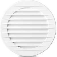 Rejilla redonda con malla FI 60 blanca (4 unidades) - RX 02-263