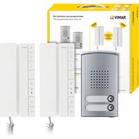 VIMAR - Kit interphone bidirectionnel Voxie 40542+40142 (K40542.E2)