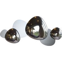 Applique Contemporanea Jack-Stone Acciaio Colore Nichel Led 13W