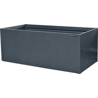 Galvanized steel twill wall garden bed 100x200x76h ZIPPER zi-hbt206