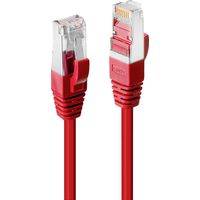 LINDY 45625 RJ45 Netzwerkkabel, Patchkabel CAT 6 S/STP 5.00 m Rot 1 St.