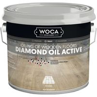 Woca Diamant Aktiv Öl Holzbodenöl Pflegeöl für alle Holzarten caramelbraun 2,5 Liter