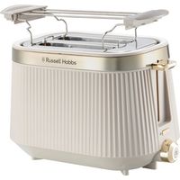 Russell Hobbs 26761-56 Bronte Tostapane 2 fette 980 W 6 livelli scongelamento riscaldamento Lift and Look colore Pietra