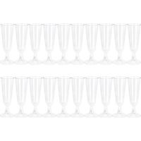 Transparent Plastic Toasting Glasses Disposable Wedding Party Cocktail Cups