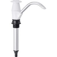 Trinkwasserpumpe, manuelle Wasserpumpe, manuelles Presswasser, Caravan-Waschbecken-Wasser-Handpumpe, doppeltwirkende Campinganhänger, Ersatz-Pumpwerkzeug für Camping (weiß)
