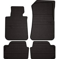 Tapis de sol en caoutchouc pour : BMW Série 1 E81 (2004-2011) - noirs, sur mesure