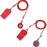 Cle De Securite Magnetique Tapis De Course - 2 Pieces - Compatible Universel - ABS Et Aimant Puissant - Corde Polyester - Pour Arret Durgence