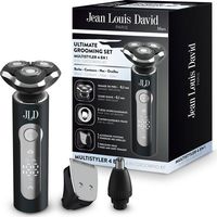 Multifunktionsrasierer - JEAN LOUIS DAVID - 4-in-1 GROOMING KIT - 3 Köpfe - Digitaldisplay - Schwarz