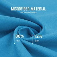 Microfiber Travel Towels Fast Drying Towel for Camping Beach Gym Backpacking-40x80cm-Light grey