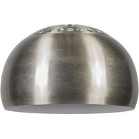 Qazqa – Abat-jour rond 33/20 en acier – Sphérique ouvert – Effet lumineux surprenant – Pour intérieur moderne