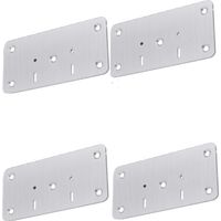 Plaque de réparation pour charnières de meubles pack de 4