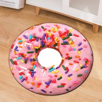 MINKUROW rutschfeste runde Teppiche Wohnzimmer Schlafzimmer Küche Kreisteppich Baby Kinderzimmer Kinderbereich Teppich 24 Zoll