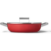 Smeg CKFD2811RDM Bratpfanne 28 cm Matt Rot
