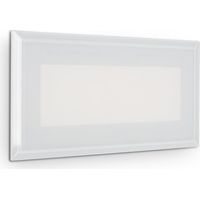 LED-Außenwandeinbauleuchte Weiß IP65, 3000K