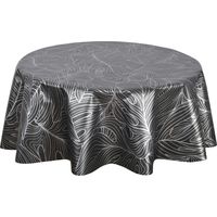Nappe en toile cirée ronde nacrée grand format NERV