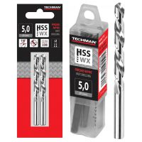 HSS-Bohrer – WX118° 5 Stück 9,5 mm 125 / 81 mm TECHMAN