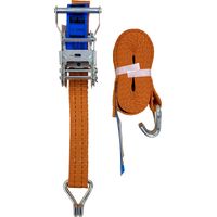 TAMS® Spanngurt, Zurrgurt mit Ratsche und Haken EN 12195-2, 2 Tonnen 6m