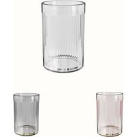 BUNTHAUS Lntyq Ensemble de gobelets pour Brosse à Dents 3 pièces, Gobelet Brosse à Dent Reutilisable, Gobelet en Plastique Polyvalent incassable pour Salle de Bain, Tasse de Rince Bouche Antidérapant,