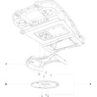 ORIGINAL BLUEBIRD robot cortacésped cuchilla placa NAVIMOW AB12.01.00.0191