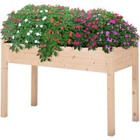 Letto per orto rialzato 122,5x56,5x76cm legno