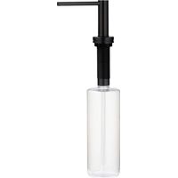 Dispenser per lavello cucina porta detersivo piatti 10.4x33 cm finitura nero - Larri