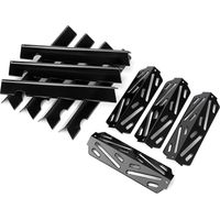 Bars de flavorizer 43,5 cm 66033 et réflecteur de chaleur 66040 pour barbecue à gaz, Weber Genesis II/LX 400, Genesis II E410, E435, S435 (2017 et plus récent), pièces de rechange en acier