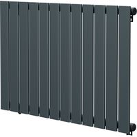 Hudson Anthracite 600mm x 908mm Single Panel Radiator