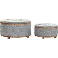Set 2 Holz Polyester Schuhe 80x80x43 Holz Polyester Material mehrfarbig Farbmaterial Familienschuhe und Futures Details Details